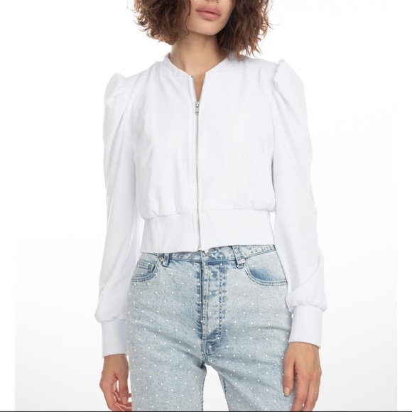 🆕Generation Love Bomber Jacket Blair Bright White Velour
Lined With Pockets - Picture 2 of 14